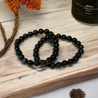Black Agate Crystal Healing Bracelet